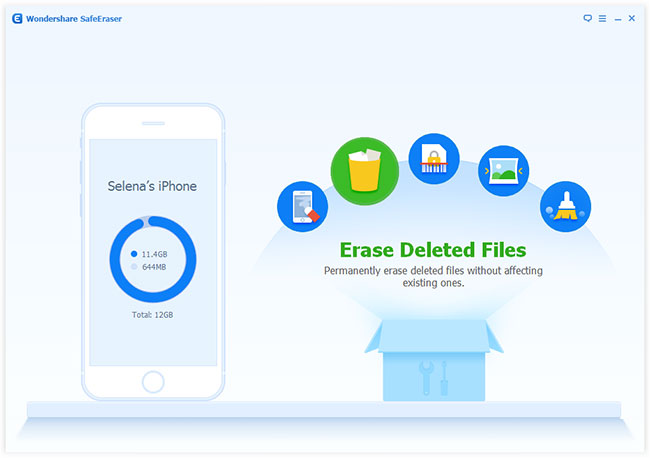 Erase all deleted files on iPhone